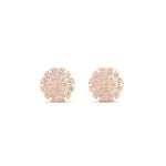 Load image into Gallery viewer, Stud Diamond Earrings Impon
