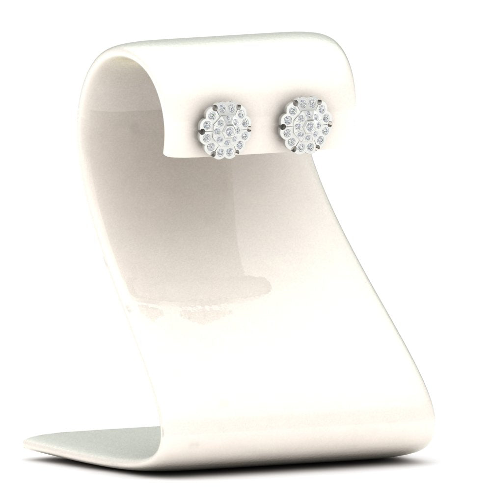 Stud Diamond Earrings Impon