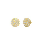 Load image into Gallery viewer, Stud Diamond Earrings Impon