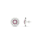 Load image into Gallery viewer, Stud Diamond Earrings Impon