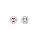 Load image into Gallery viewer, Stud Diamond Earrings Impon