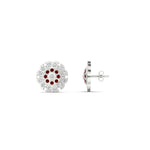 Load image into Gallery viewer, Stud Diamond Earrings Impon