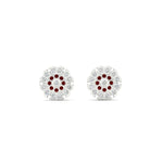 Load image into Gallery viewer, Stud Diamond Earrings Impon