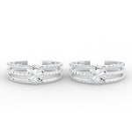 Load image into Gallery viewer, stunning-flower-design-3-layers-toe-ring-in-sterling-silver-mgs11449angle1-nl-wg