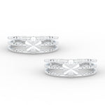 Load image into Gallery viewer, stunning-flower-design-3-layers-toe-ring-in-sterling-silver-mgs11449angle3-nl-wg