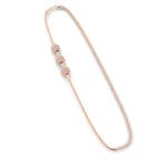 Load image into Gallery viewer, Three Pave Ball Mugappu Chain Necklace