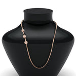 Load image into Gallery viewer, Three Pave Ball Mugappu Chain Necklace