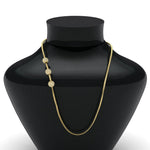 Load image into Gallery viewer, Three Pave Ball Mugappu Chain Necklace