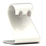 Load image into Gallery viewer, Three Row Diamond J Hoop Earrings