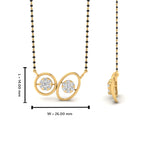 Load image into Gallery viewer, Toi Moi Diamond Mangalsutra