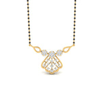 Load image into Gallery viewer, Traditional Delicate Fan Shaped Diamond Pendant