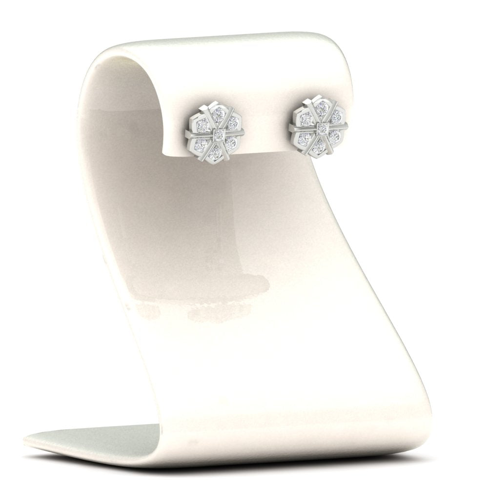 Traditional Impon Big Stud Earring