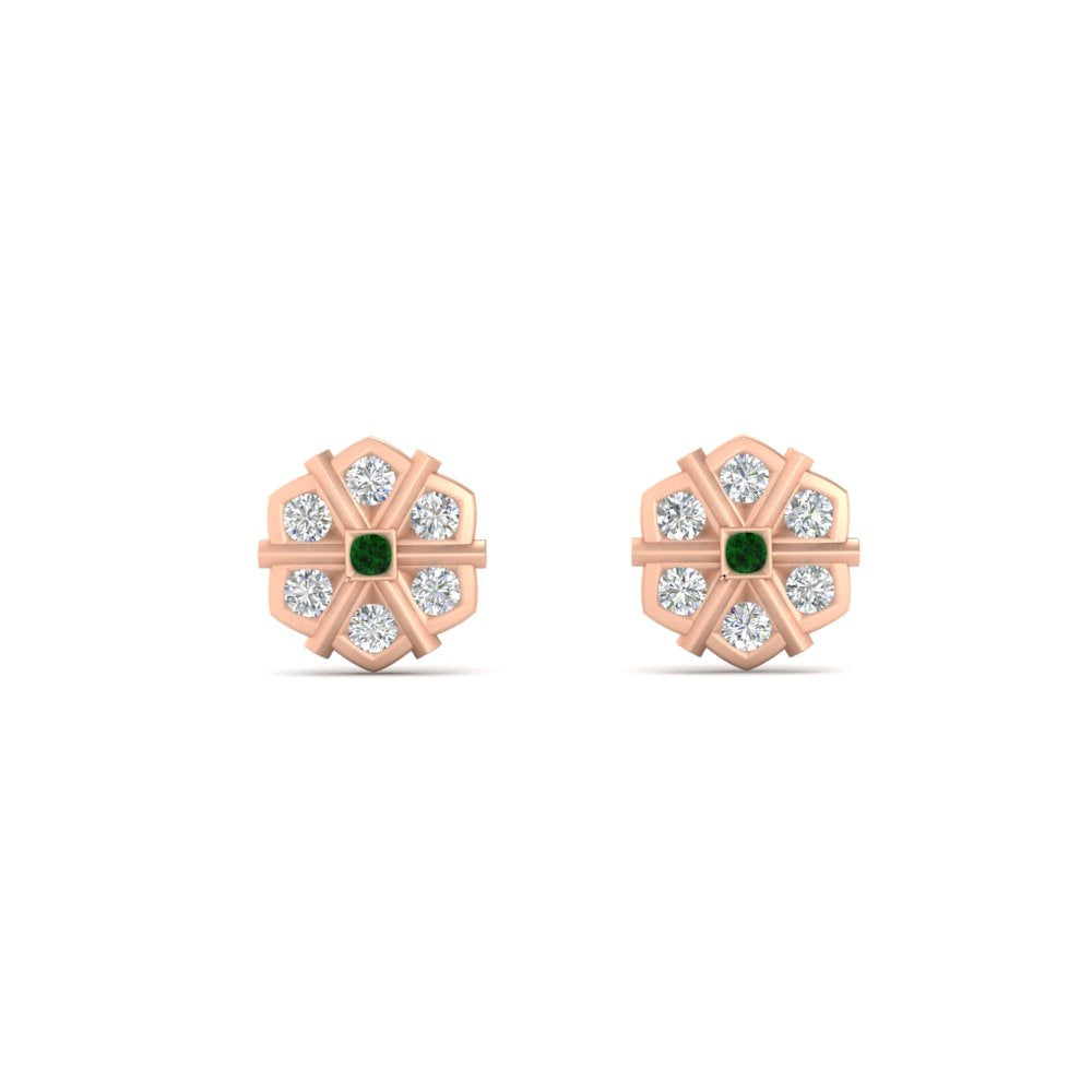Traditional Impon Big Stud Earring