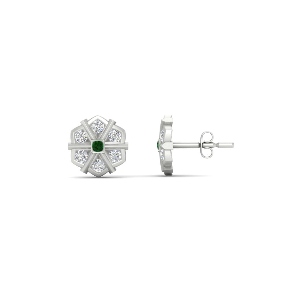 Traditional Impon Big Stud Earring