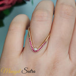 Load image into Gallery viewer, traditional-vanki-ruby-ring-in-yellow-gold-MGS11461-_6