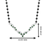 Load image into Gallery viewer, Twisted Diamond Necklace Mangalsutra