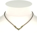 Load image into Gallery viewer, Twisted Diamond Necklace Mangalsutra