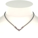 Load image into Gallery viewer, Twisted Diamond Necklace Mangalsutra