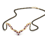 Load image into Gallery viewer, Twisted Diamond Necklace Mangalsutra