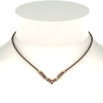 Load image into Gallery viewer, Twisted Diamond Necklace Mangalsutra