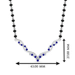 Load image into Gallery viewer, Twisted Diamond Necklace Mangalsutra