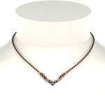 Load image into Gallery viewer, Twisted Diamond Necklace Mangalsutra