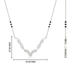 Load image into Gallery viewer, twisted-v-shape-spaced-out-emerald-mangalsutra-in-white-gold-mgs60964gemgrangle2-nl-wg-hw.jpg