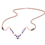 Load image into Gallery viewer, twisted-v-shape-spaced-out-diamond-mangalsutra-in-rose-gold-mgs60964sleep-nl-rg.jpg