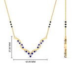 Load image into Gallery viewer, twisted-v-shape-spaced-out-emerald-mangalsutra-in-yellow-gold-mgs60964gemgrangle2-nl-yg-hw.jpg