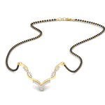 Load image into Gallery viewer, twisted-v-shape-spaced-out-sapphire-mangalsutra-in-yellow-gold-mgs60964gsablsleep-nl-yg.jpg