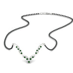 Load image into Gallery viewer, twisted-v-shape-spaced-out-diamond-mangalsutra-in-white-gold-mgs60964sleep-nl-wg.jpg