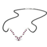 Load image into Gallery viewer, twisted-v-shape-spaced-out-sapphire-mangalsutra-in-white-gold-mgs60964gsablsleep-nl-wg.jpg