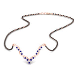 Load image into Gallery viewer, twisted-v-shape-spaced-out-pink-sapphire-mangalsutra-in-rose-gold-mgs60964gsadrpisleep-nl-rg.jpg