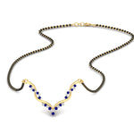 Load image into Gallery viewer, twisted-v-shape-spaced-out-sapphire-mangalsutra-in-yellow-gold-mgs60964gsablsleep-nl-yg.jpg