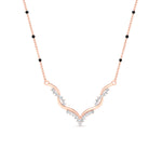 Load image into Gallery viewer, twisted-v-shape-3-black-beads-emerald-mangalsutra-in-white-gold-mgs60964gemgrangle1-nl-wg.jpg