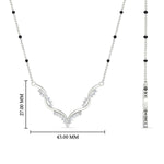 Load image into Gallery viewer, twisted-v-shape-spaced-out-sapphire-mangalsutra-in-white-gold-mgs60964gsablangle2-nl-wg-hw.jpg