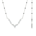 Load image into Gallery viewer, twisted-v-shape-spaced-out-sapphire-mangalsutra-in-white-gold-mgs60964gsablangle2-nl-wg.jpg