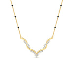Load image into Gallery viewer, twisted-v-shape-spaced-out-diamond-mangalsutra-in-yellow-gold-mgs60964angle1-nl-yg.jpg