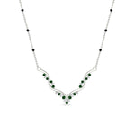 Load image into Gallery viewer, twisted-v-shape-spaced-out-pink-sapphire-mangalsutra-in-white-gold-mgs60964gsadrpiangle1-nl-wg.jpg