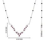 Load image into Gallery viewer, twisted-v-shape-spaced-out-diamond-mangalsutra-in-white-gold-mgs60964angle2-nl-wg-hw.jpg