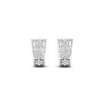 Load image into Gallery viewer, Two Tone Floral Diamond Earrings
