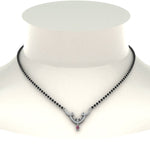 Load image into Gallery viewer, Unique Diamond Mangalsutra Pendant