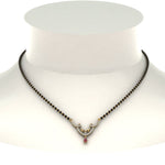 Load image into Gallery viewer, Unique Diamond Mangalsutra Pendant