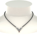 Load image into Gallery viewer, Unique Diamond Mangalsutra Pendant