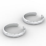 Load image into Gallery viewer, unique-style-adjustble-gold-toe-rings-in-sterling-silver-mgs11437angle2-nl-wg