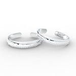 Load image into Gallery viewer, unique-style-adjustble-gold-toe-rings-in-sterling-silver-mgs11437sleep-nl-wg
