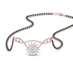 Load image into Gallery viewer, Wavy Everyday Wear Delicate Diamond Mangalsutra