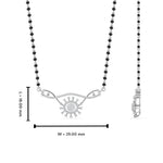 Load image into Gallery viewer, Wavy Everyday Wear Delicate Diamond Mangalsutra