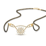 Load image into Gallery viewer, Wavy Everyday Wear Delicate Diamond Mangalsutra
