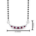 Load image into Gallery viewer, Zodiac Sign Diamond Mangalsutra